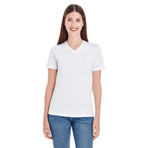 American Apparel Women'sFine Jersey Classic V-Neck Tee