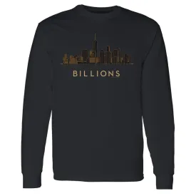 Billions Cityscape Adult Long Sleeve T-Shirt