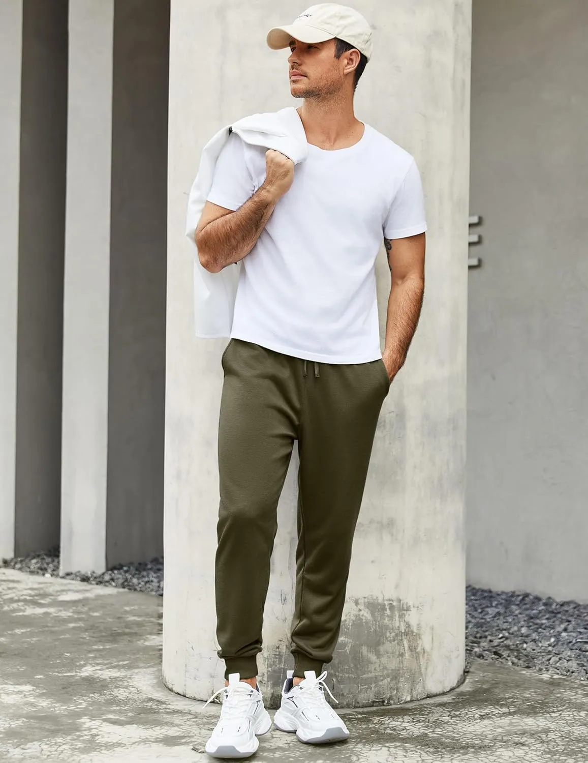 COOFANDY Men's Athletic Joggers Casual Gym Sweatpants Workout Running Track Pants with Pockets
