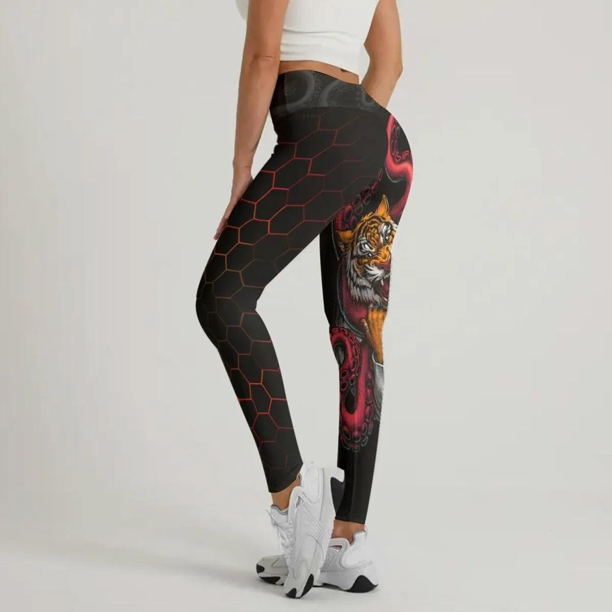 Cthulhu Battle Tiger Legging