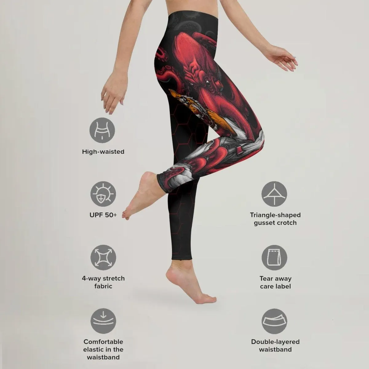 Cthulhu Battle Tiger Legging