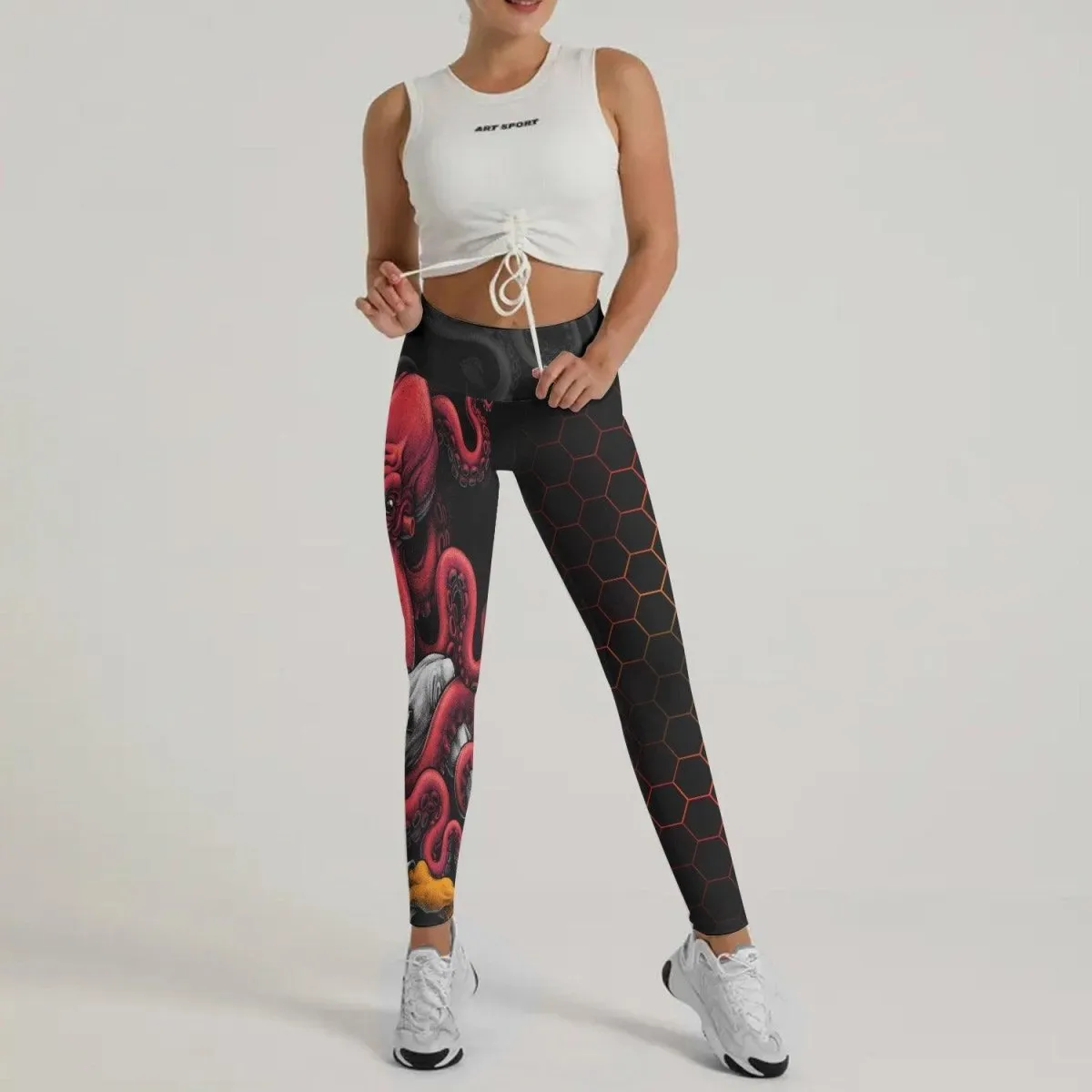 Cthulhu Battle Tiger Legging