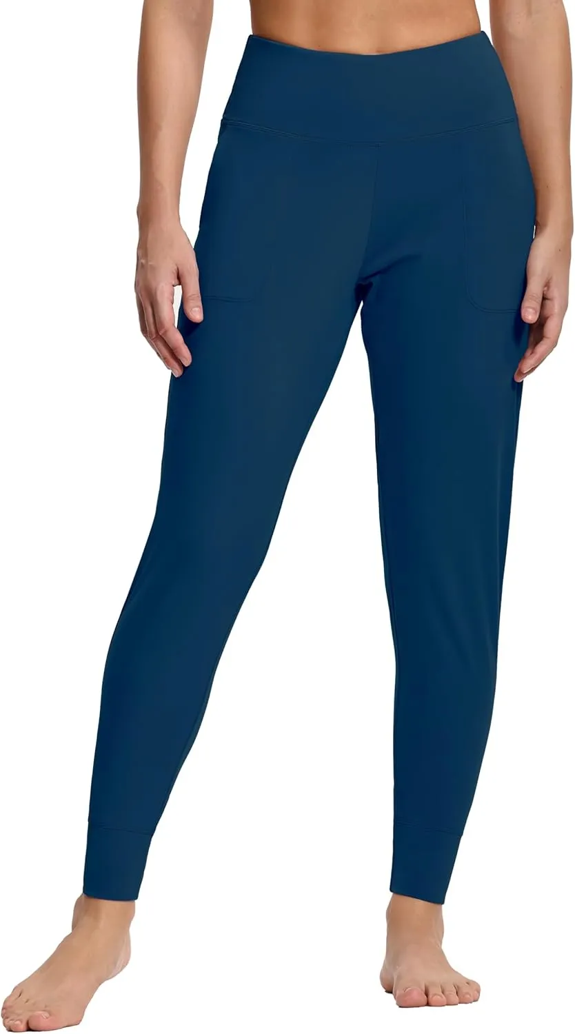 Dragon Fit Joggers for Women with Pockets,High Waist Workout Yoga Tapered Sweatpants Women's Lounge Pants