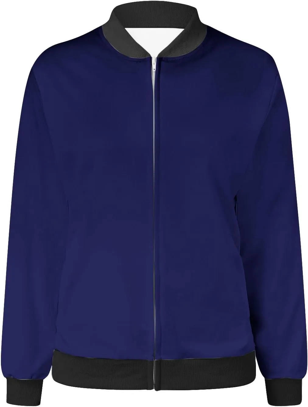 Firzero Womens Jackets Dressy Casual Bomber Jackets Casual Zip Up Fall Coat Long Sleeve Windbreaker Lightweight Fall Jackets