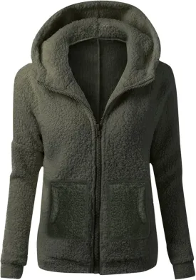 GOFULY Womens Hoodies Zip Up Western Fleece Lined Fall Winter Coats Plus Size Sharpa Jackets Lightweight With Pocket Clothes