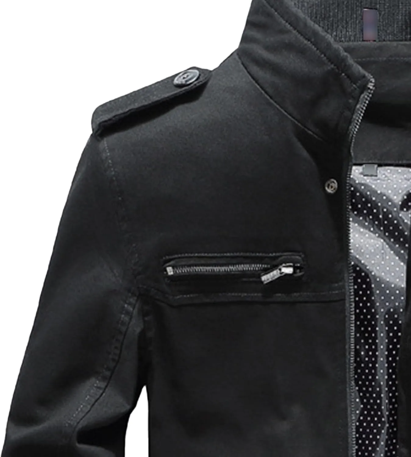JEShifangjiusu Men's Lightweight Military Style Jacket Twill Cotton Windbreaker Bomber Jacket Softshell Varsity Jacket Coat