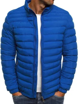 Maiyifu-GJ Men Flight Bomber Jackets Diamond Quilted Lightweight Varsity Jacket Full Zip Up Softshell Winter Warm Padded Coat