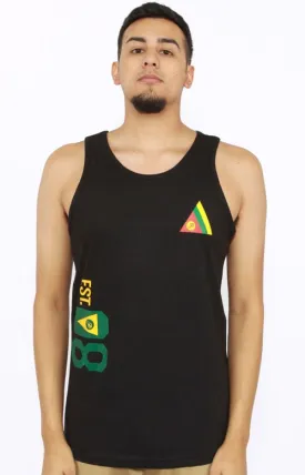 Ocean Front Tank Top - Black
