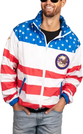 Tipsy Elves Windbreaker Jackets - Retro 80s & 90's Hooded Windbreaker Jacket