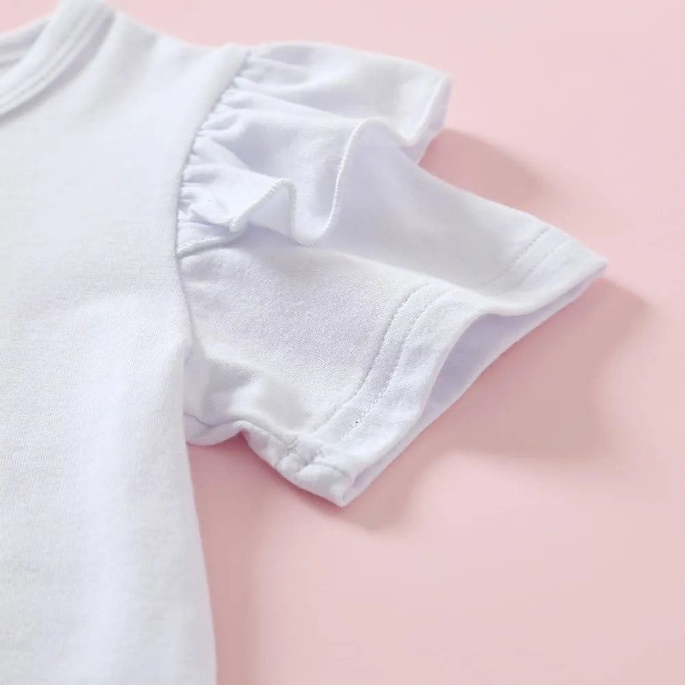 Toddler Kids Baby Girl Outfits Princess Vest Long Sleeve Shirt Top
