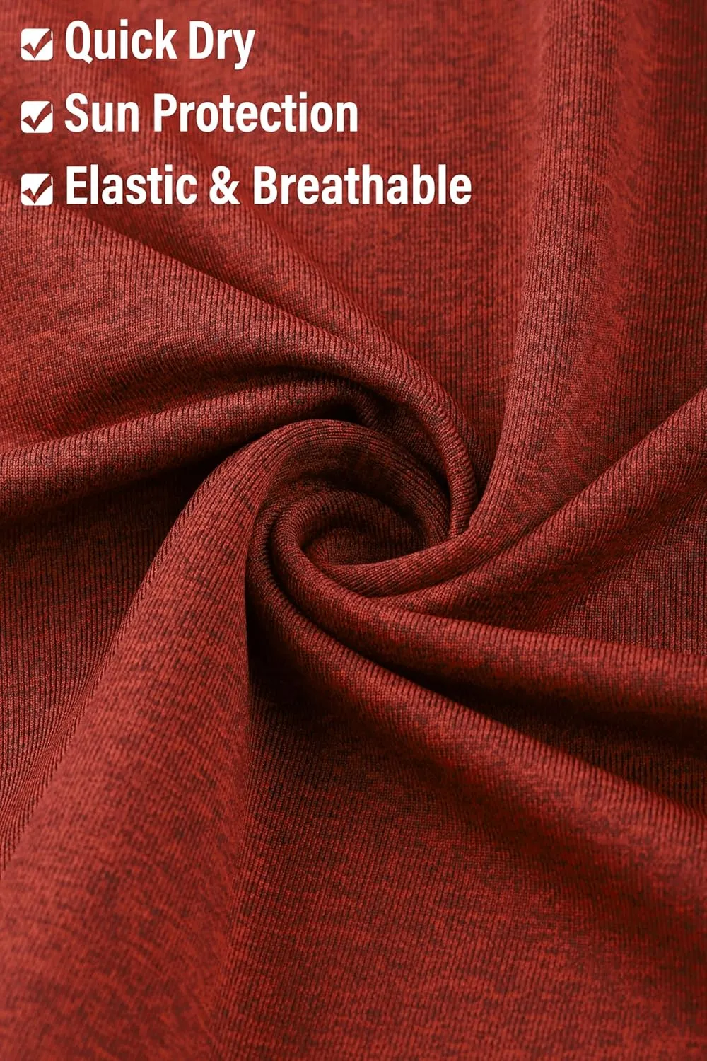 URATOT Long Sleeve Tee Shirts for Men Moisture Wicking Quick Dry Long Sleeve Sun Protection T-Shirts for Running