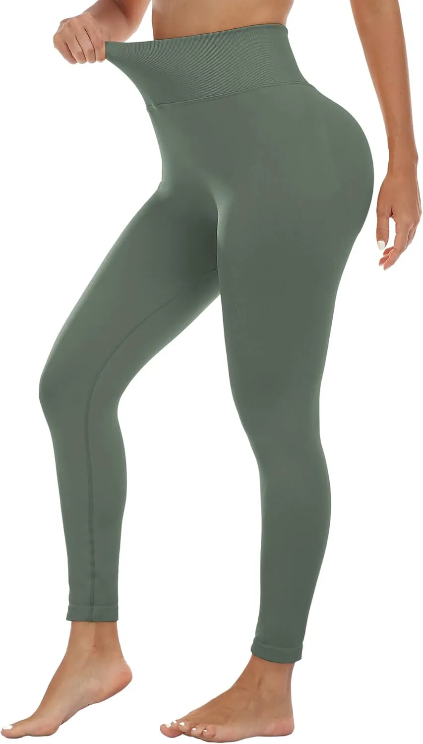 Workout Leggings for Women, Butt Lifting Gym Scrunch Butt Seamless Leggings