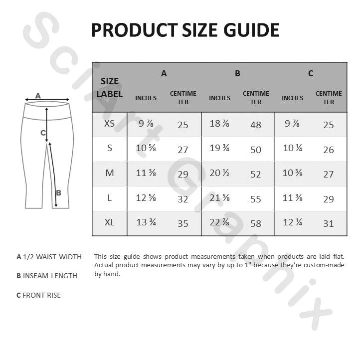 Yoga Capri Leggings Jump to Survive