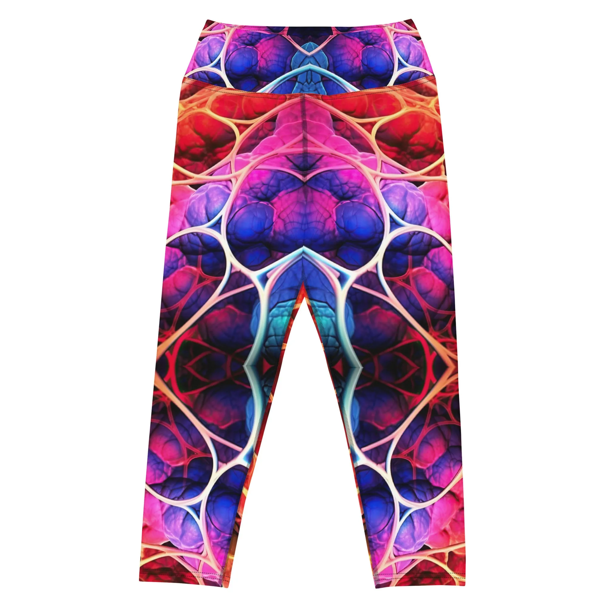 Yoga Capri Leggings Jump to Survive