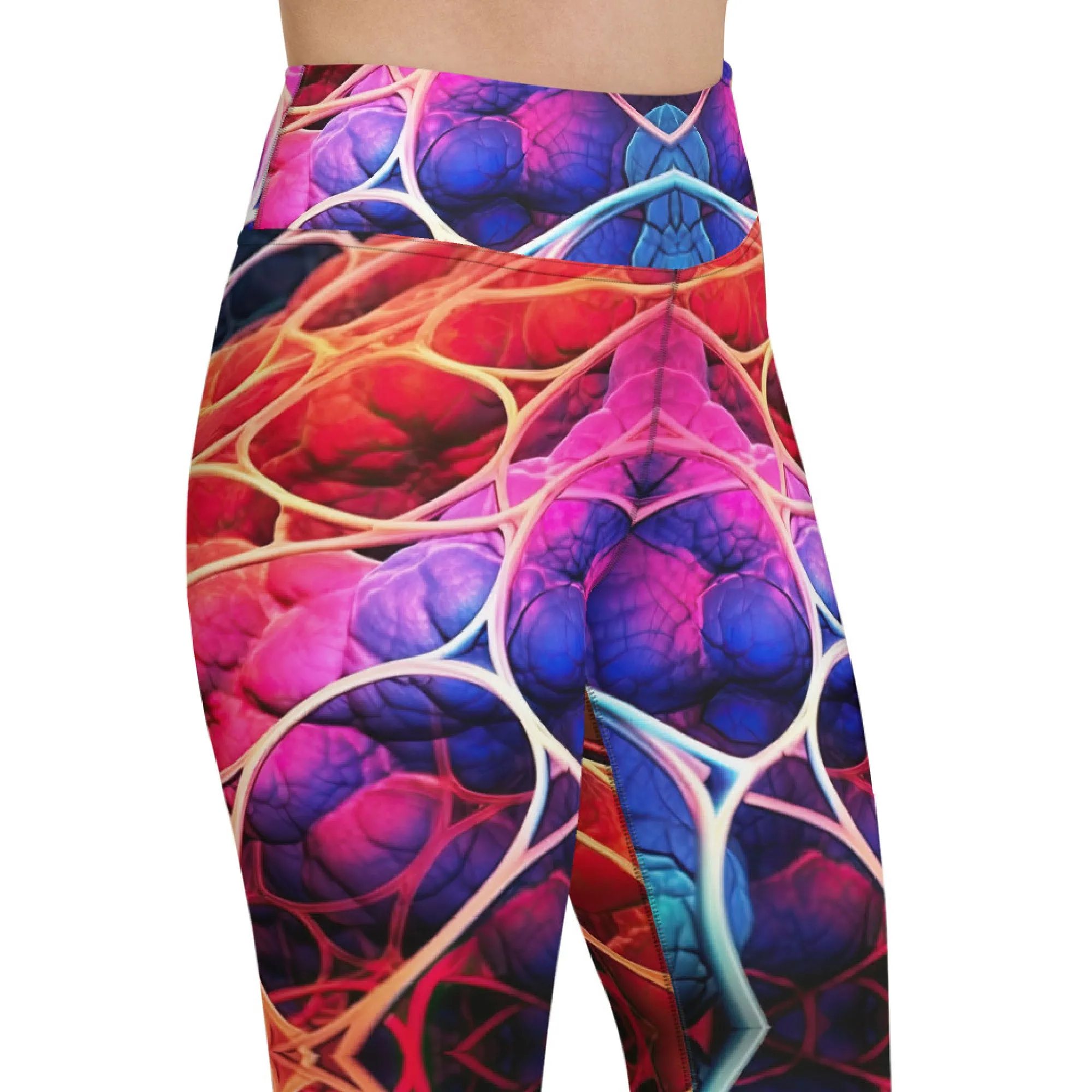 Yoga Capri Leggings Jump to Survive