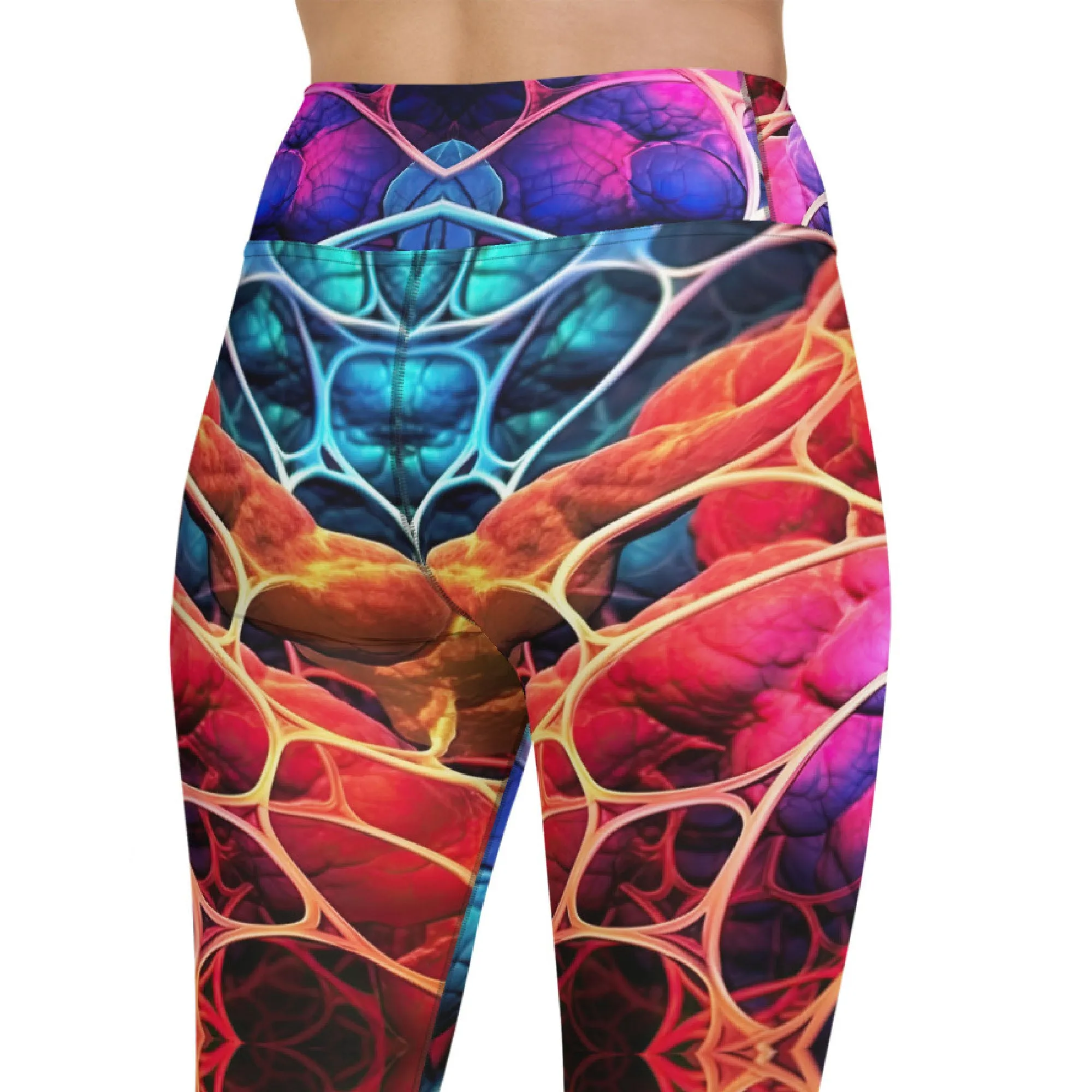 Yoga Capri Leggings Jump to Survive