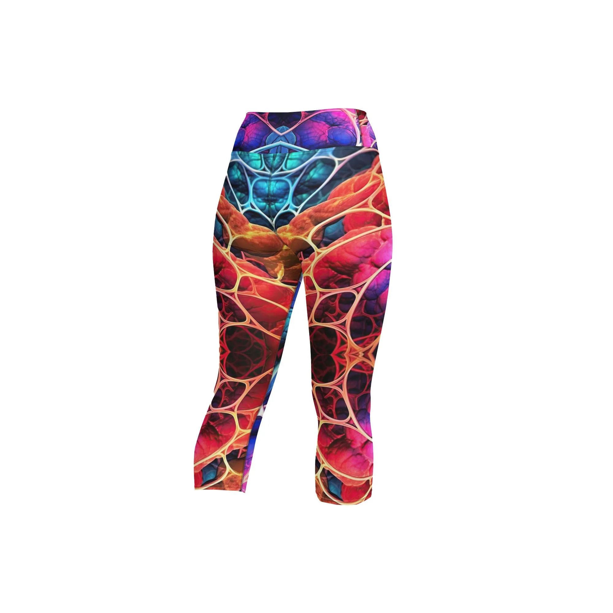 Yoga Capri Leggings Jump to Survive